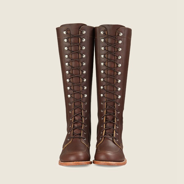 Botas Red Wing Heritage Mujer Marrom - Gloria - Tall Oro-Iginal Cuero - 396-SPQOWV